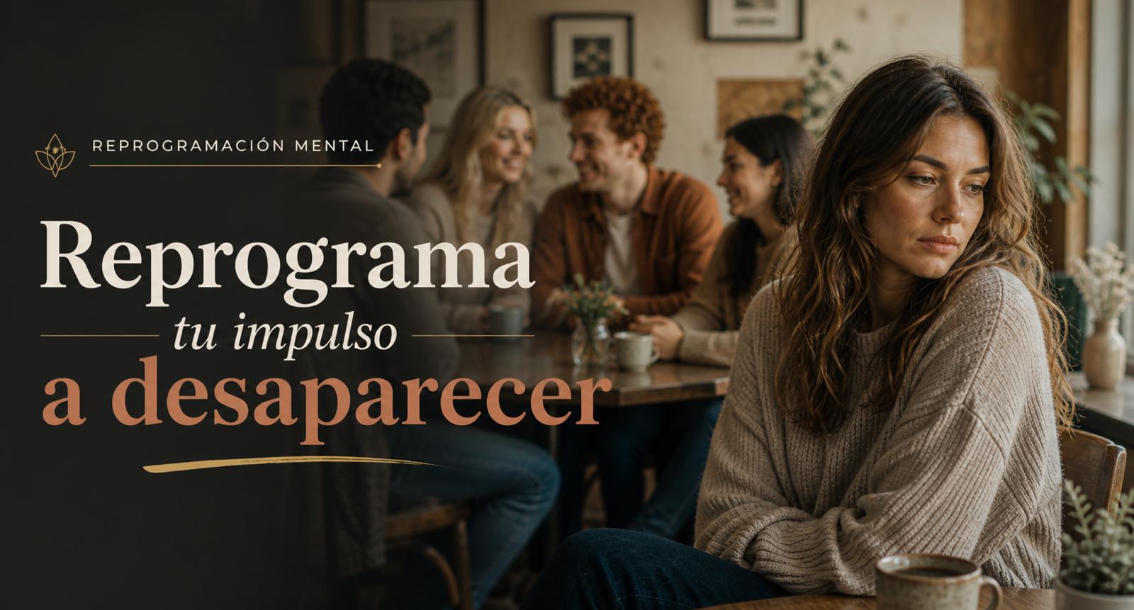 Reprograma tu impulso a desaparecer
